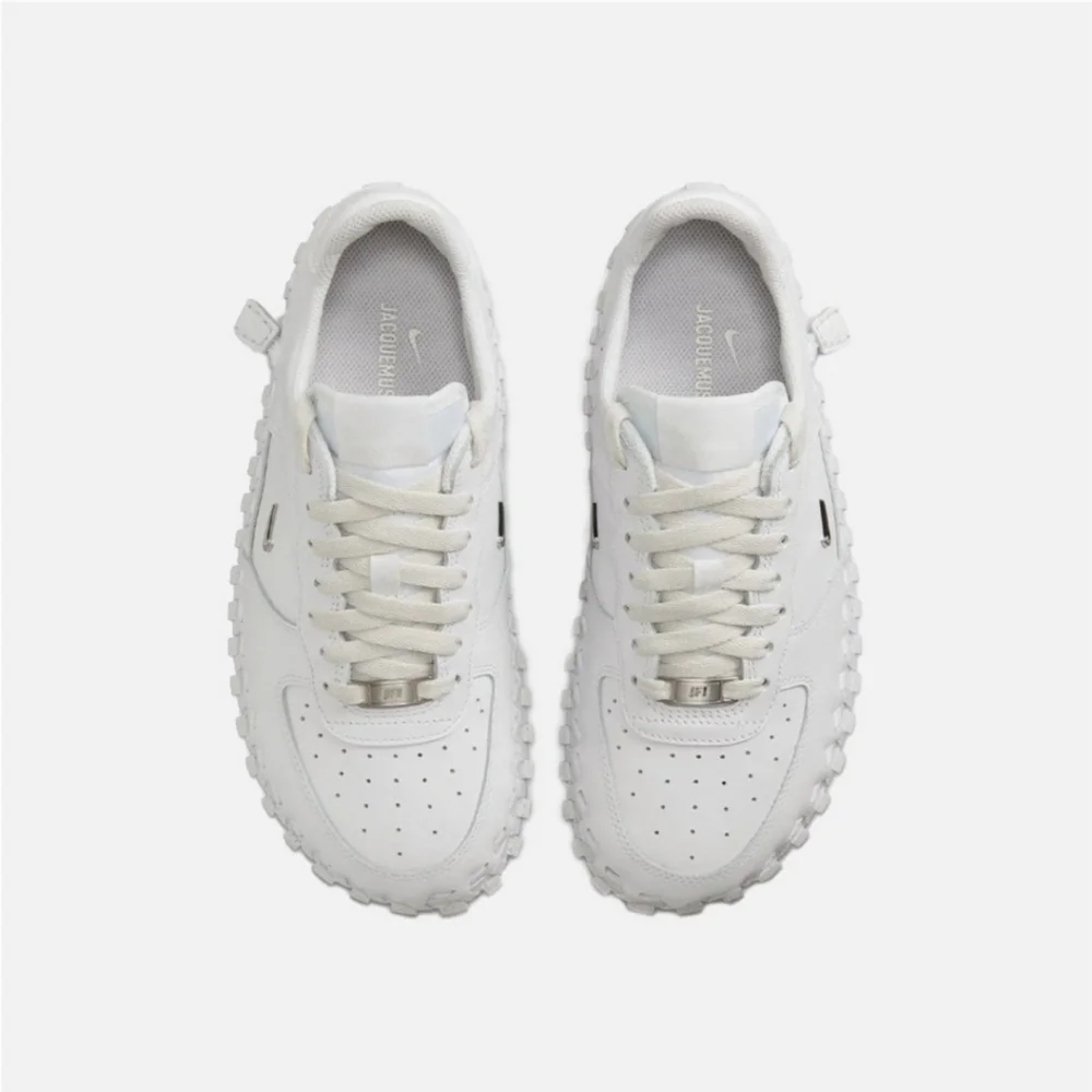 JACQUEMUS X NIKE J FORCE SNEAKER SHOES WHITE MENS SZ 11.5 WOMENS SZ 13 - Picture 1 of 9